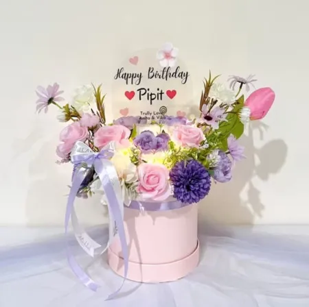 Bloom Box Akrilik Ucapan Ulang Tahun Jambi